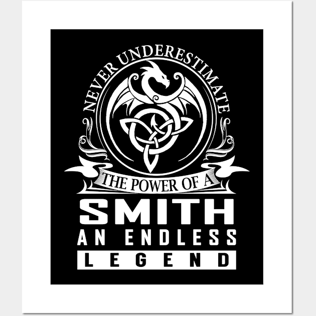 Never Underestimate The Power of a SMITH Wall Art by RenayRebollosoye